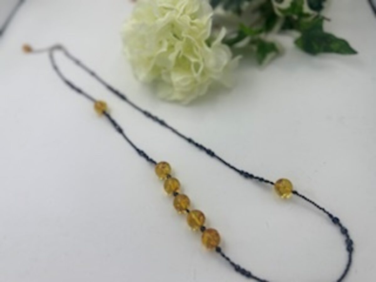 リドゥ琥珀ネックレス70cm - 琥珀アクセサリー・ジュエリー専門店 